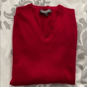 Express men’s merino wool sweater XS RED